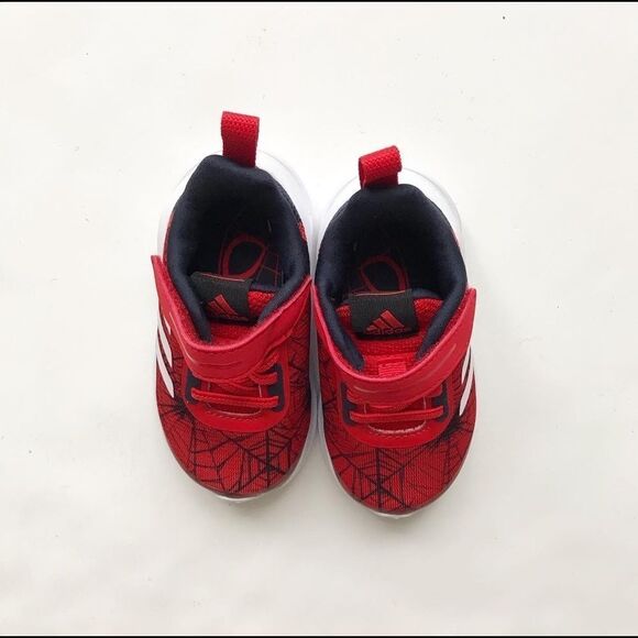 Adidas X Marvel NWOT Spider-Man fortarun  sneakers size 5 - Picture 3 of 8